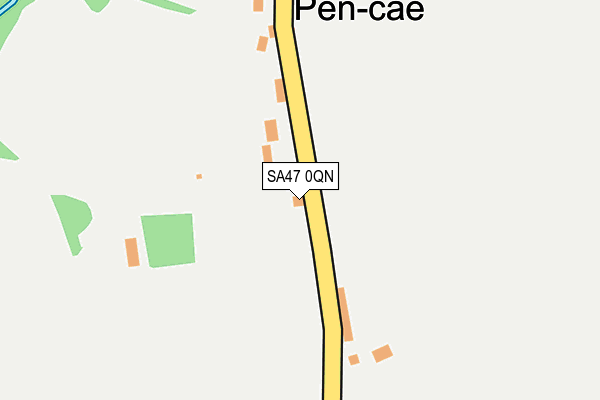 SA47 0QN map - OS OpenMap – Local (Ordnance Survey)