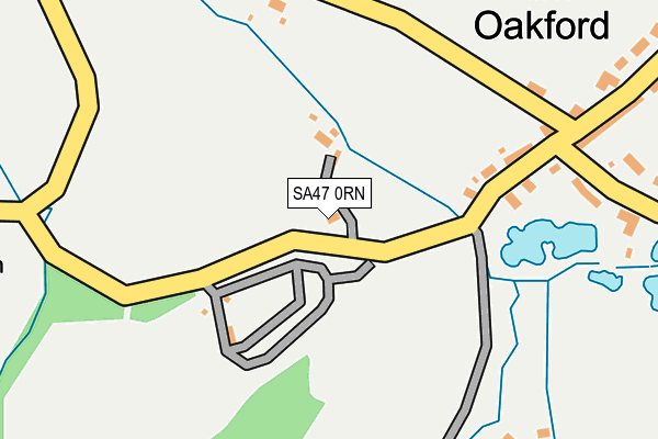 SA47 0RN map - OS OpenMap – Local (Ordnance Survey)