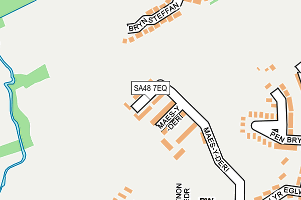 SA48 7EQ map - OS OpenMap – Local (Ordnance Survey)