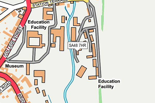 SA48 7HR map - OS OpenMap – Local (Ordnance Survey)