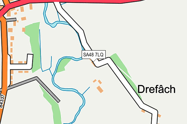 SA48 7LQ map - OS OpenMap – Local (Ordnance Survey)