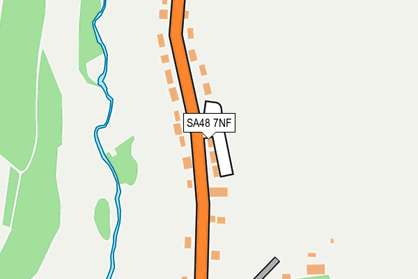 SA48 7NF map - OS OpenMap – Local (Ordnance Survey)