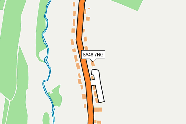 SA48 7NG map - OS OpenMap – Local (Ordnance Survey)