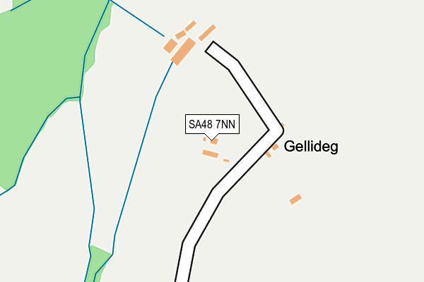 SA48 7NN map - OS OpenMap – Local (Ordnance Survey)