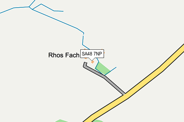 SA48 7NP map - OS OpenMap – Local (Ordnance Survey)