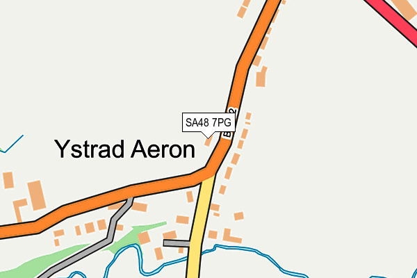 SA48 7PG map - OS OpenMap – Local (Ordnance Survey)