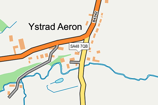 SA48 7QB map - OS OpenMap – Local (Ordnance Survey)