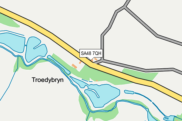 SA48 7QH map - OS OpenMap – Local (Ordnance Survey)