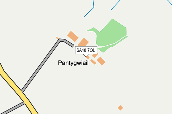 SA48 7QL map - OS OpenMap – Local (Ordnance Survey)