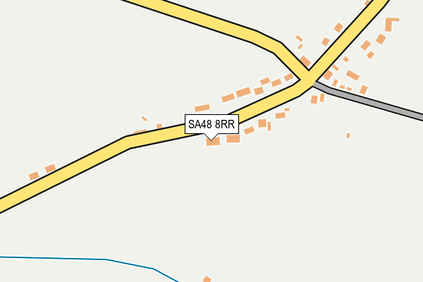SA48 8RR map - OS OpenMap – Local (Ordnance Survey)