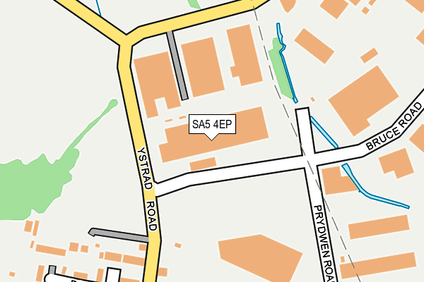 SA5 4EP map - OS OpenMap – Local (Ordnance Survey)