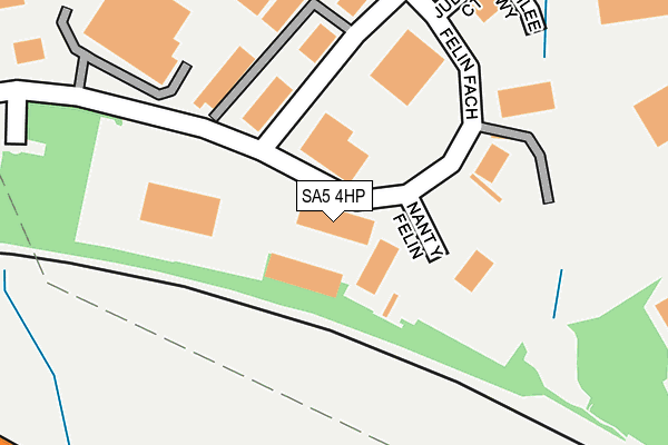 SA5 4HP map - OS OpenMap – Local (Ordnance Survey)