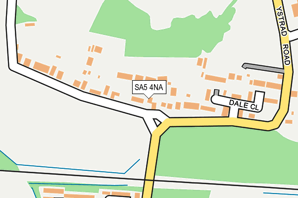 SA5 4NA map - OS OpenMap – Local (Ordnance Survey)