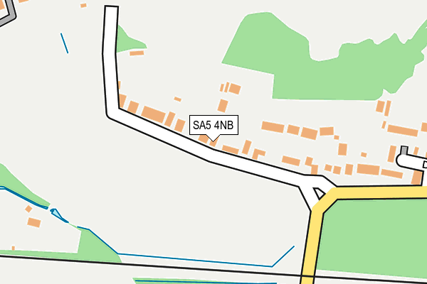 SA5 4NB map - OS OpenMap – Local (Ordnance Survey)