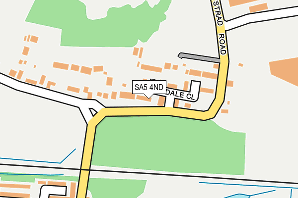 SA5 4ND map - OS OpenMap – Local (Ordnance Survey)