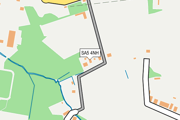 SA5 4NH map - OS OpenMap – Local (Ordnance Survey)