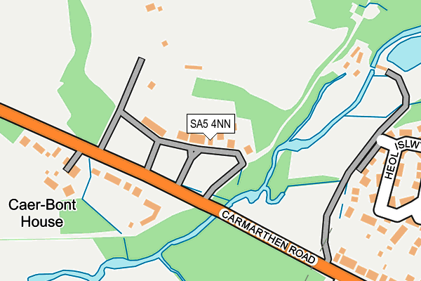 SA5 4NN map - OS OpenMap – Local (Ordnance Survey)