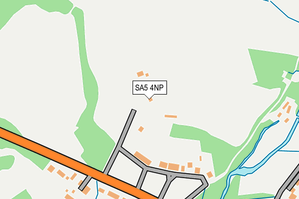 SA5 4NP map - OS OpenMap – Local (Ordnance Survey)