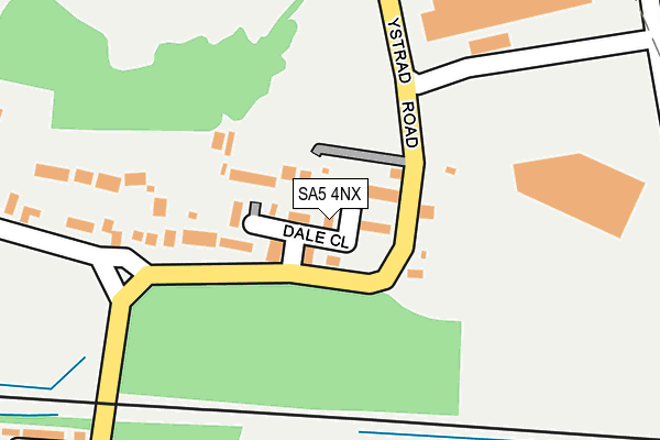 SA5 4NX map - OS OpenMap – Local (Ordnance Survey)