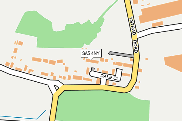 SA5 4NY map - OS OpenMap – Local (Ordnance Survey)