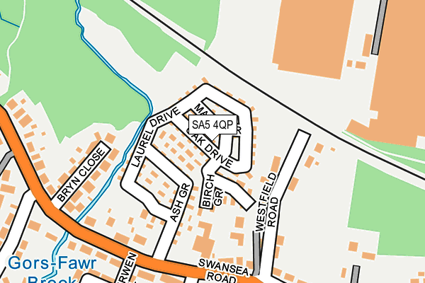 SA5 4QP map - OS OpenMap – Local (Ordnance Survey)