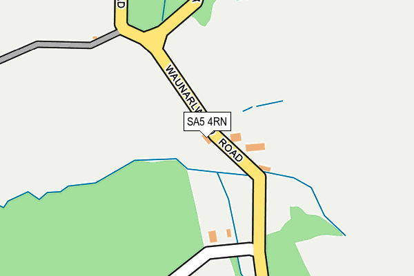 SA5 4RN map - OS OpenMap – Local (Ordnance Survey)