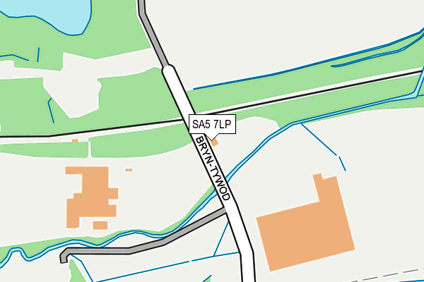 SA5 7LP map - OS OpenMap – Local (Ordnance Survey)