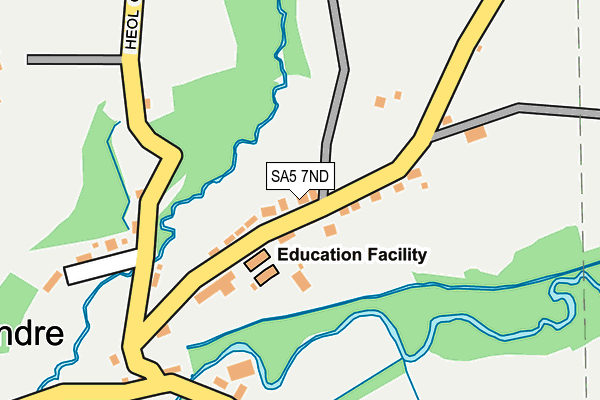 SA5 7ND map - OS OpenMap – Local (Ordnance Survey)