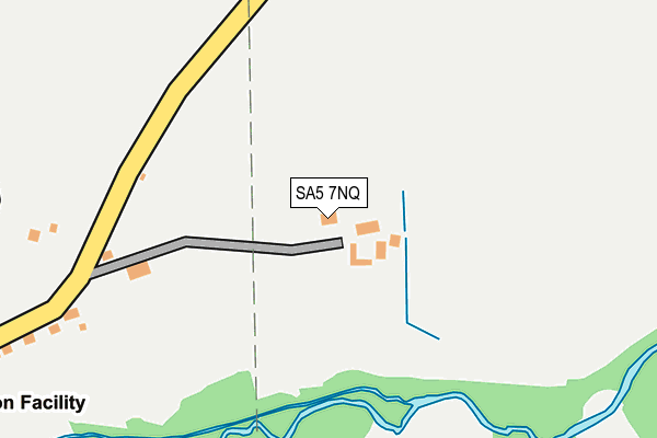 SA5 7NQ map - OS OpenMap – Local (Ordnance Survey)
