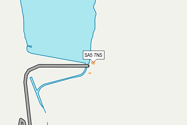 SA5 7NS map - OS OpenMap – Local (Ordnance Survey)