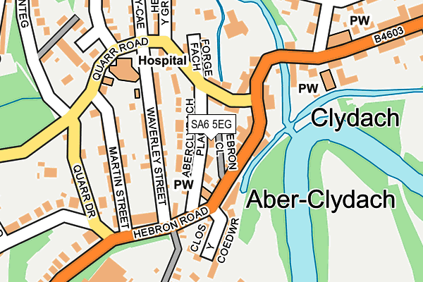 SA6 5EG map - OS OpenMap – Local (Ordnance Survey)