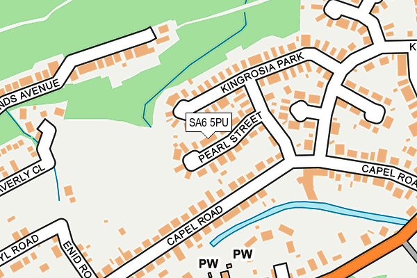 SA6 5PU map - OS OpenMap – Local (Ordnance Survey)