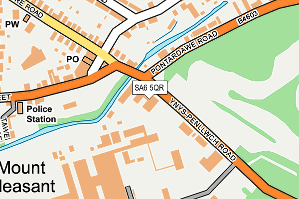 SA6 5QR map - OS OpenMap – Local (Ordnance Survey)