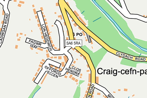 SA6 5RA map - OS OpenMap – Local (Ordnance Survey)