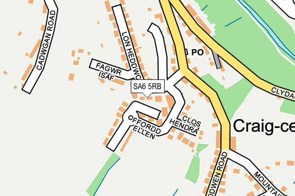 SA6 5RB map - OS OpenMap – Local (Ordnance Survey)