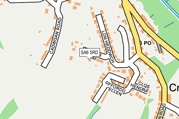 SA6 5RD map - OS OpenMap – Local (Ordnance Survey)