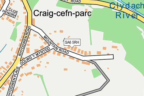 SA6 5RH map - OS OpenMap – Local (Ordnance Survey)