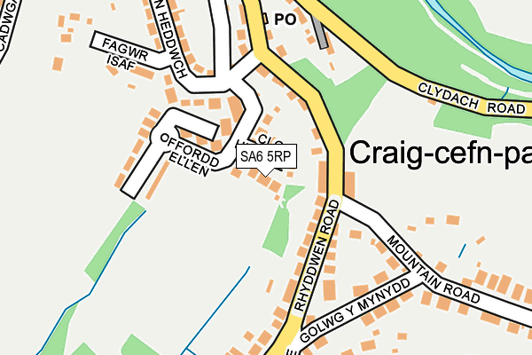 SA6 5RP map - OS OpenMap – Local (Ordnance Survey)