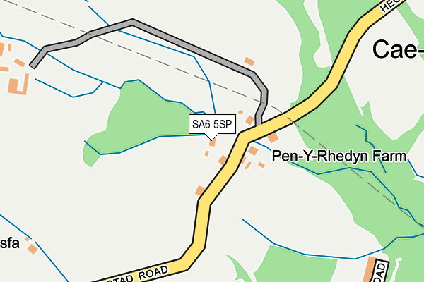 SA6 5SP map - OS OpenMap – Local (Ordnance Survey)