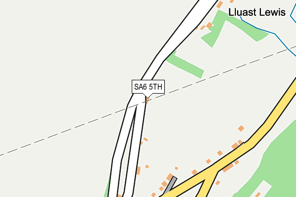 SA6 5TH map - OS OpenMap – Local (Ordnance Survey)