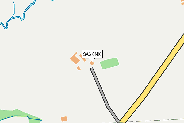 SA6 6NX map - OS OpenMap – Local (Ordnance Survey)