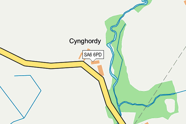 SA6 6PD map - OS OpenMap – Local (Ordnance Survey)