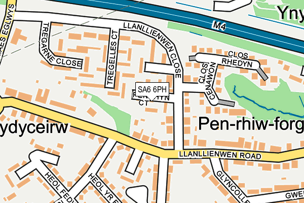 SA6 6PH map - OS OpenMap – Local (Ordnance Survey)