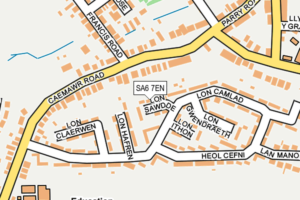 SA6 7EN map - OS OpenMap – Local (Ordnance Survey)