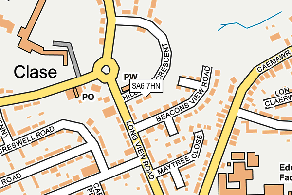SA6 7HN map - OS OpenMap – Local (Ordnance Survey)