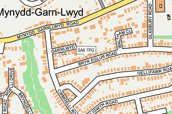 SA6 7PG map - OS OpenMap – Local (Ordnance Survey)