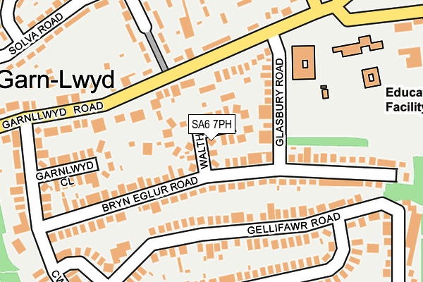 SA6 7PH map - OS OpenMap – Local (Ordnance Survey)