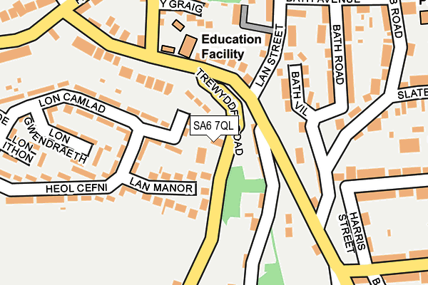 SA6 7QL map - OS OpenMap – Local (Ordnance Survey)