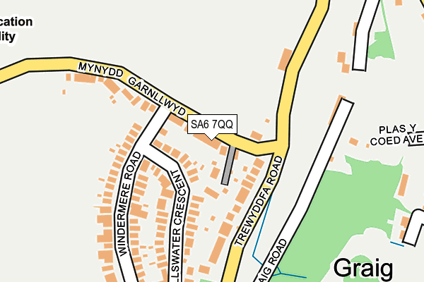 SA6 7QQ map - OS OpenMap – Local (Ordnance Survey)