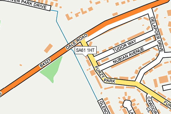 SA61 1HT map - OS OpenMap – Local (Ordnance Survey)